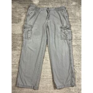 Red Head Cargo Pants Men 42x32 Gray Ripstop Cotton Outdoor Workwear Straight Leg